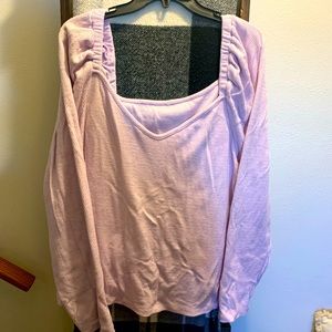 Size 2x adorable square neck top